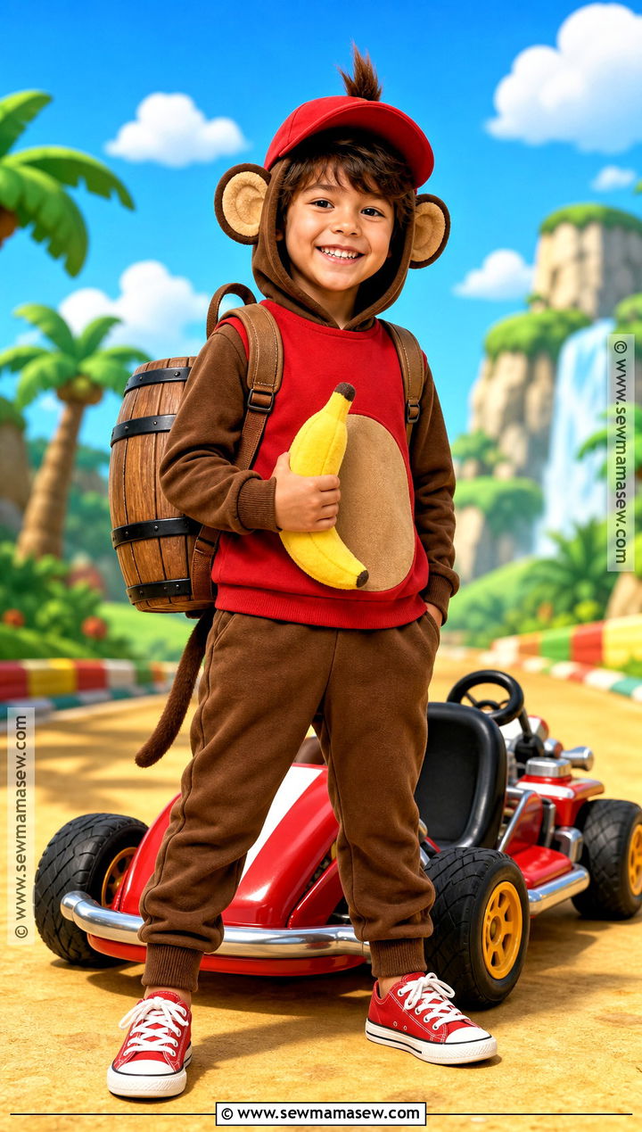 Diddy Kong Mario Kart Costume - 35 mario kart costumes