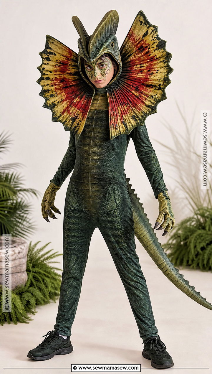 Dilophosaurus Dinosaur Costume - 40 dinosaur costume ideas