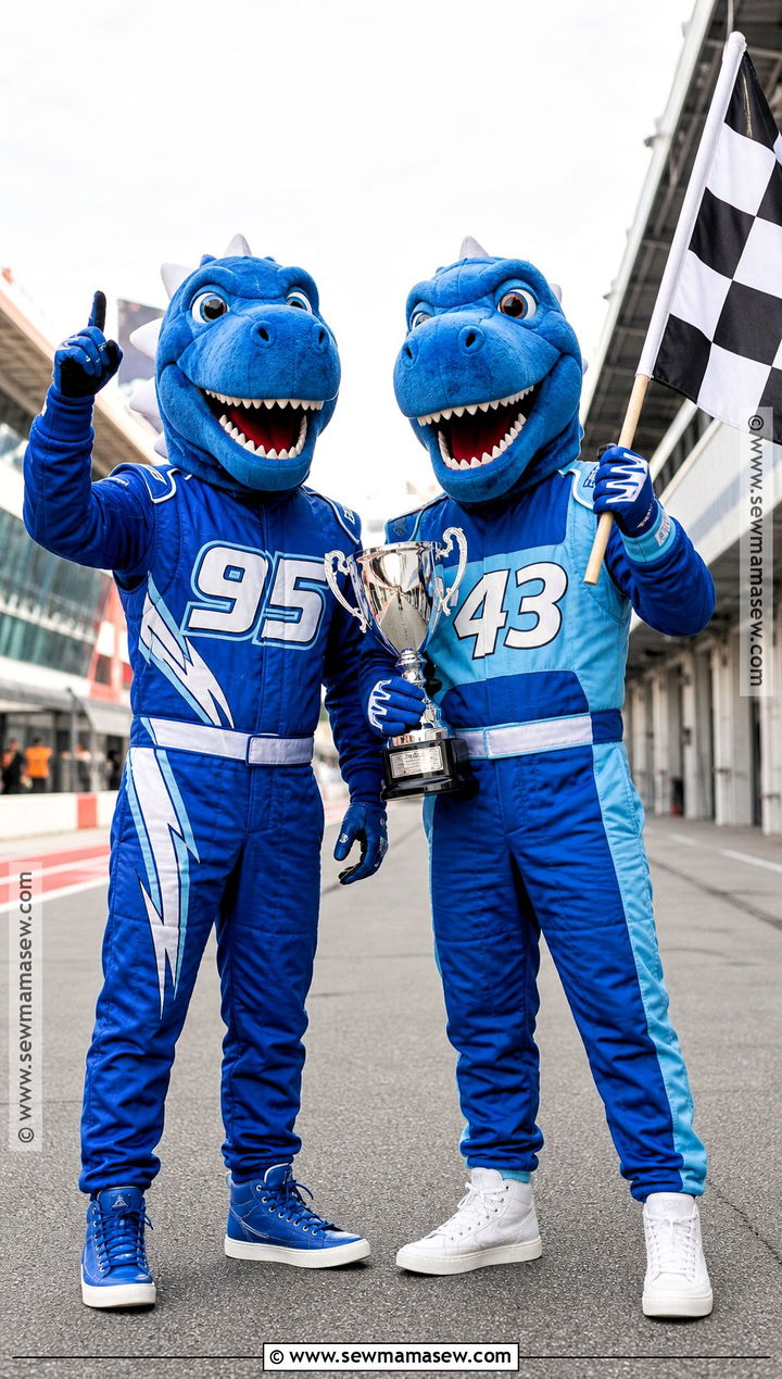 Dinoco Lightning McQueen And The King Costume - 30 cars couple costume ideas