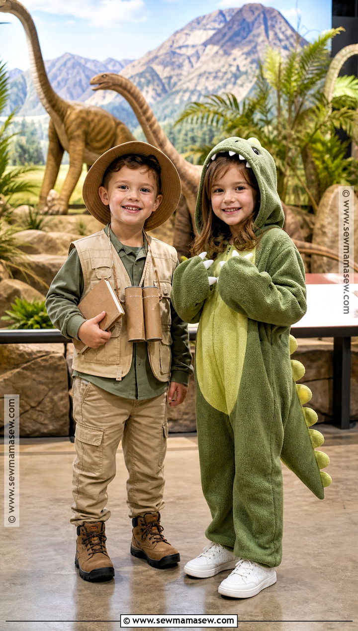 Dinosaur And Explorer Costumes - 35 brother sister halloween costumes