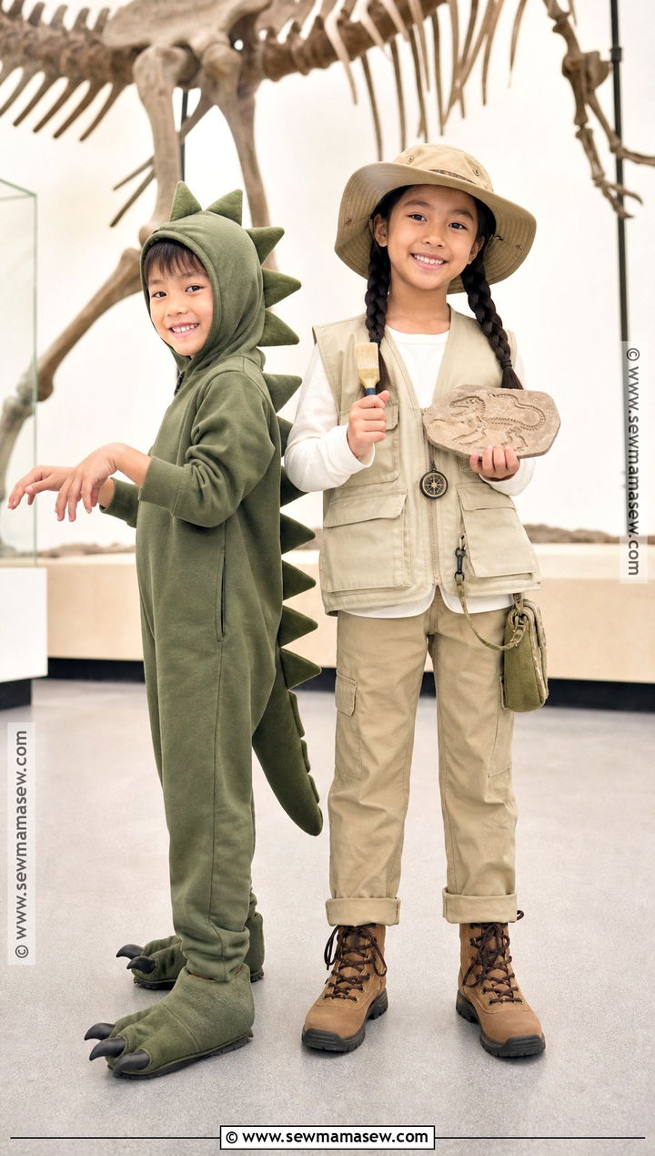 Dinosaur And Paleontologist Costume - 30 brother sister halloween costumes for kids