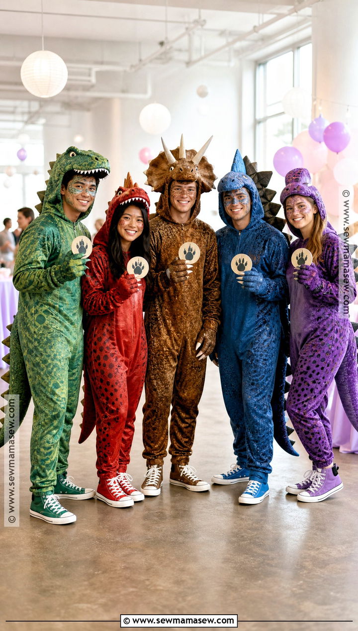 Dinosaur Group Costume - 40 dinosaur costume ideas