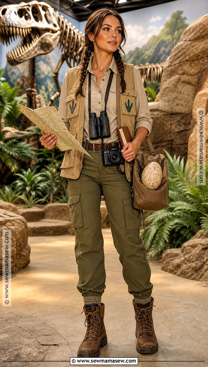 Dinosaur Hunter Costume - 30 hunter costume ideas for women