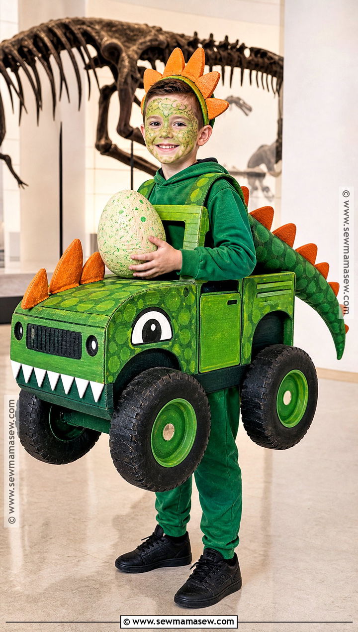 Dinosaur Monster Truck Costume - 30 monster truck costume ideas
