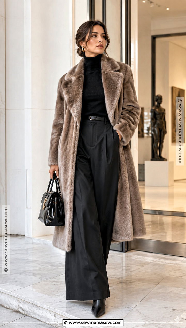 Dior Fall 2000 Faux Mink Trench Outfit - 15 dior fall 2000 ready to wear ideas