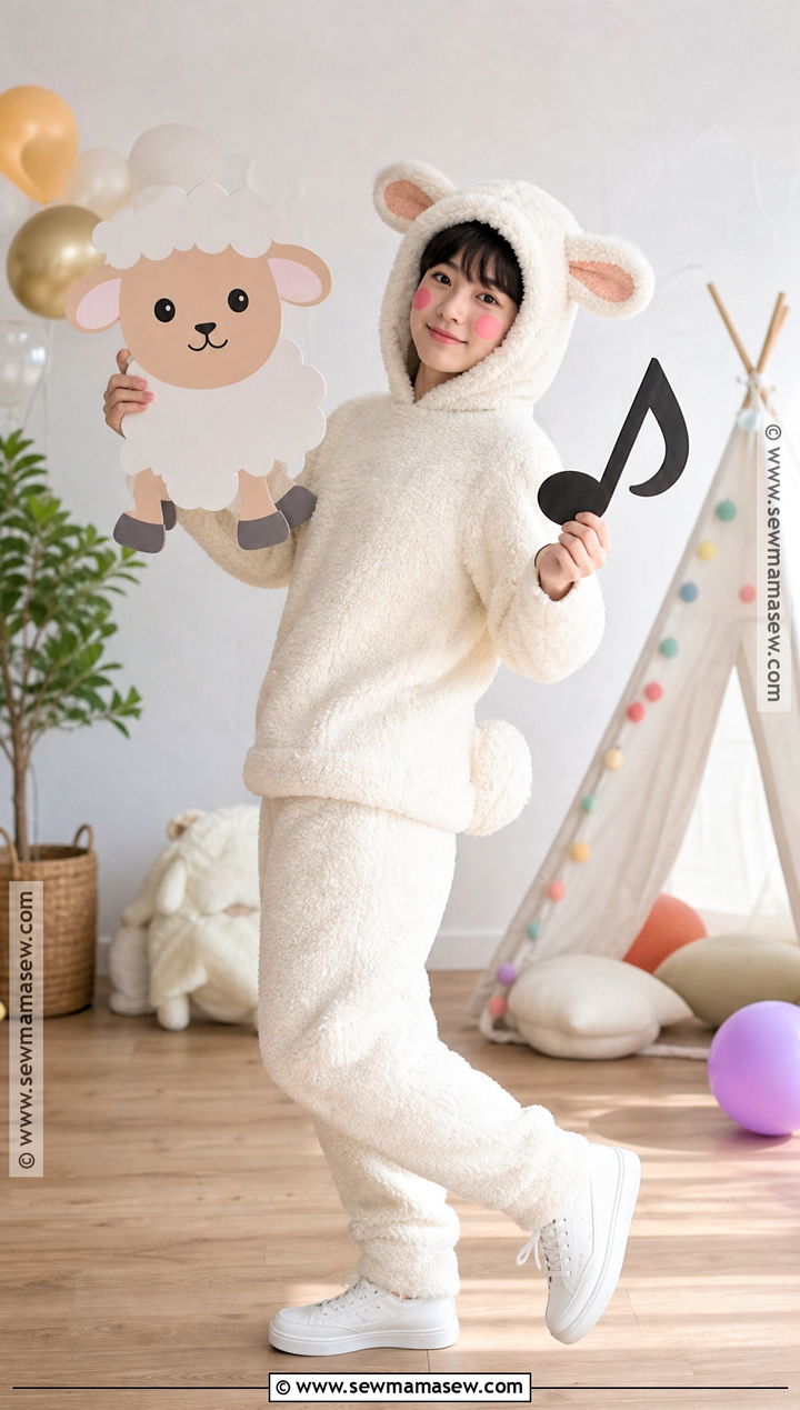 Dipper Pines Lamb Costume - 30 Gravity Falls Costumes