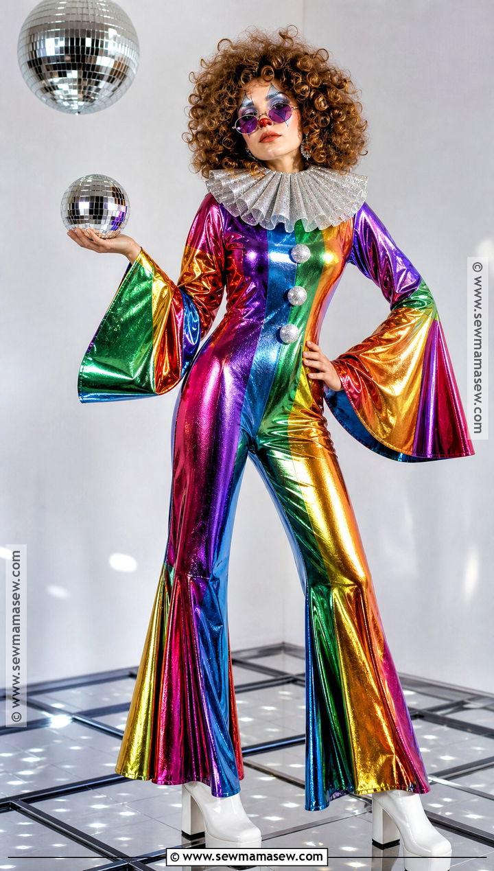 Disco Clown Costume - 30 Clown Costume Aesthetic Ideas