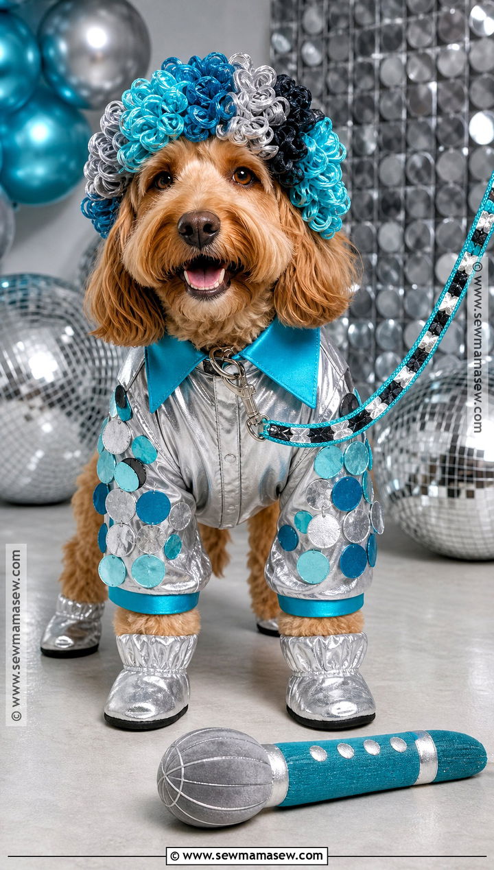 Disco Dog Costume - 40 dog costumes