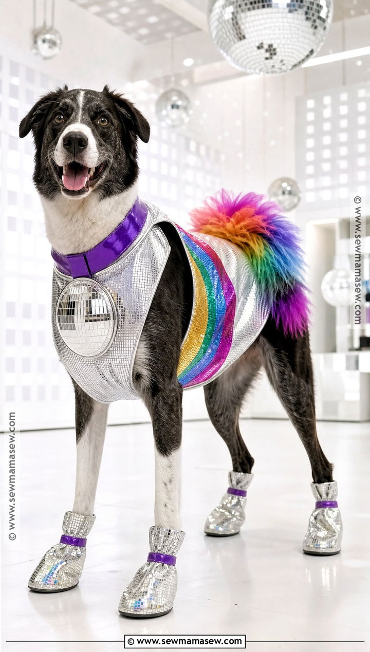 Disco Dog Halloween Costume - 45 dog halloween costumes
