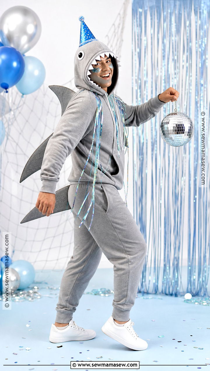 Disco Shark Party Animal Costume - 45 party animal costume ideas