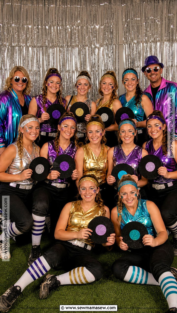 Disco Softball Team Costume - 35 softball team halloween costume ideas