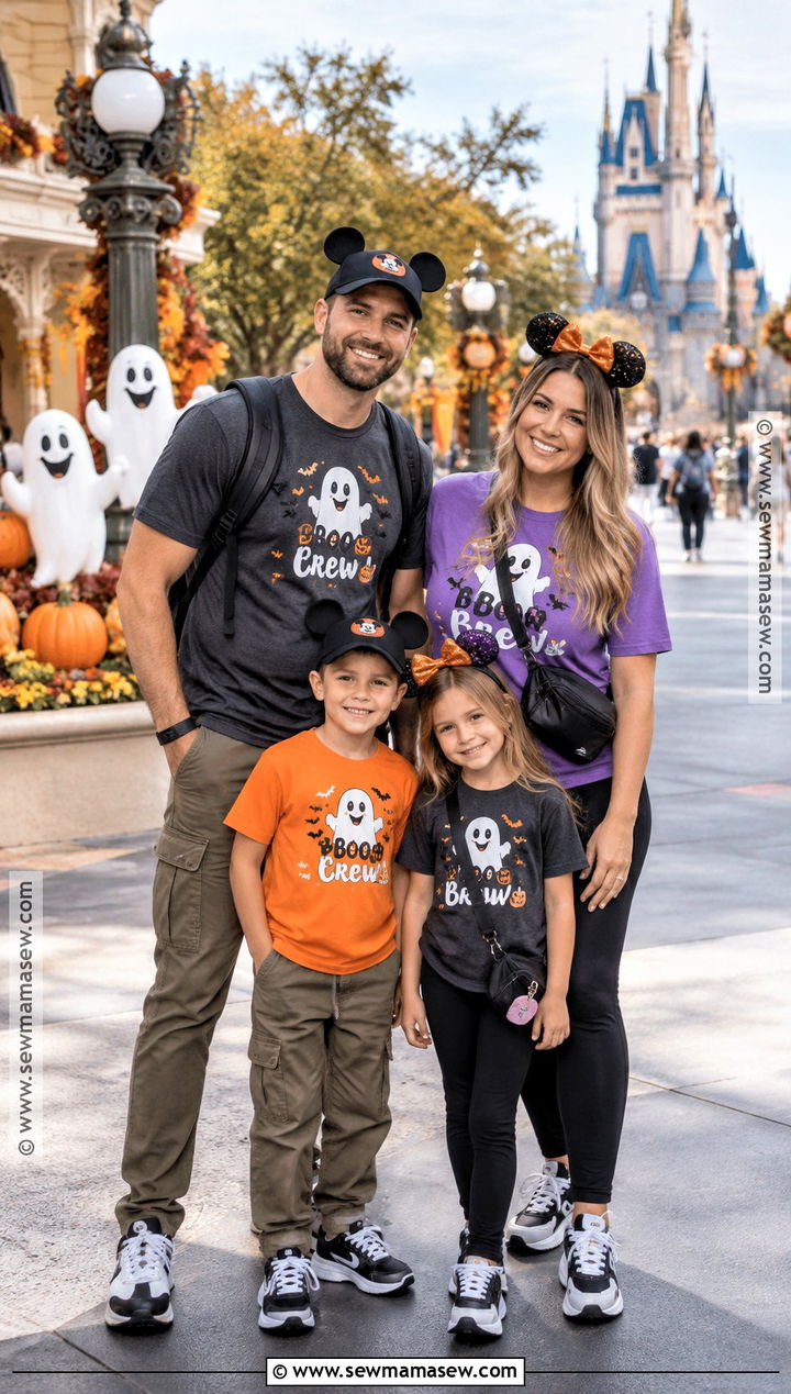 Disney Boo Crew Family Shirt Outfit - 15 disney shirts for family october