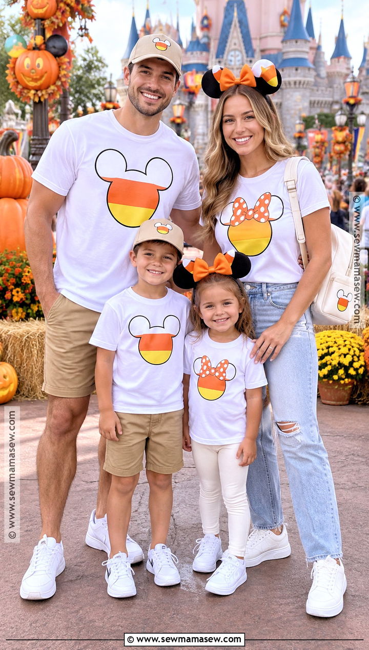 Disney Candy Corn Family Shirt Outfit - 15 disney shirts for family october