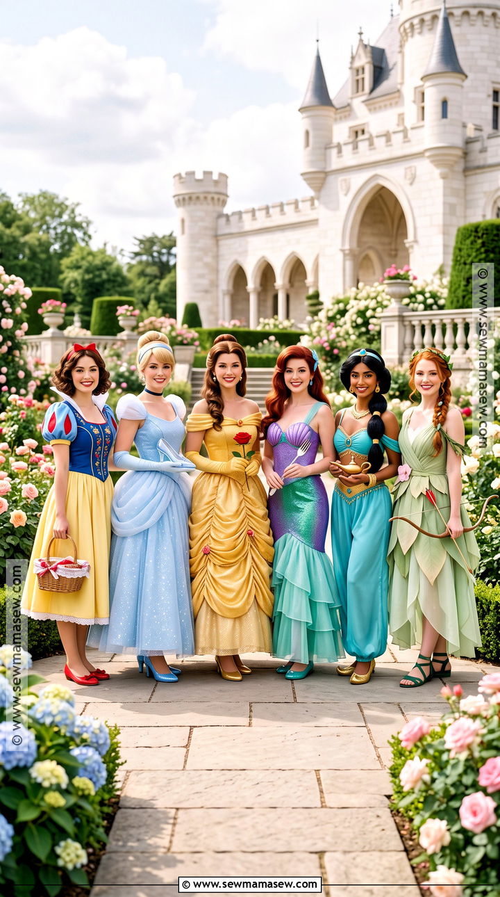 Disney Princess Group Costume - 30 Disney Princess Costume Ideas