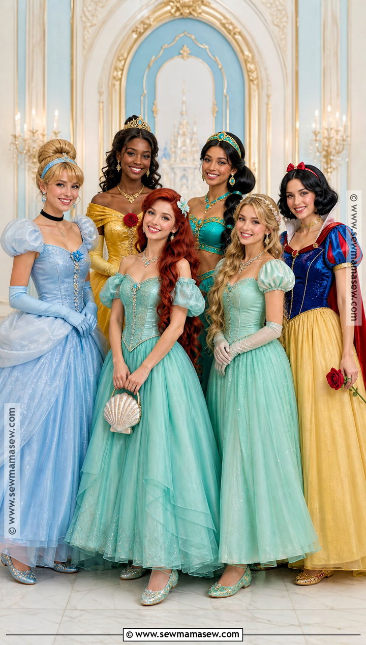 Disney Princess Group Costume - 40 cute group halloween costumes