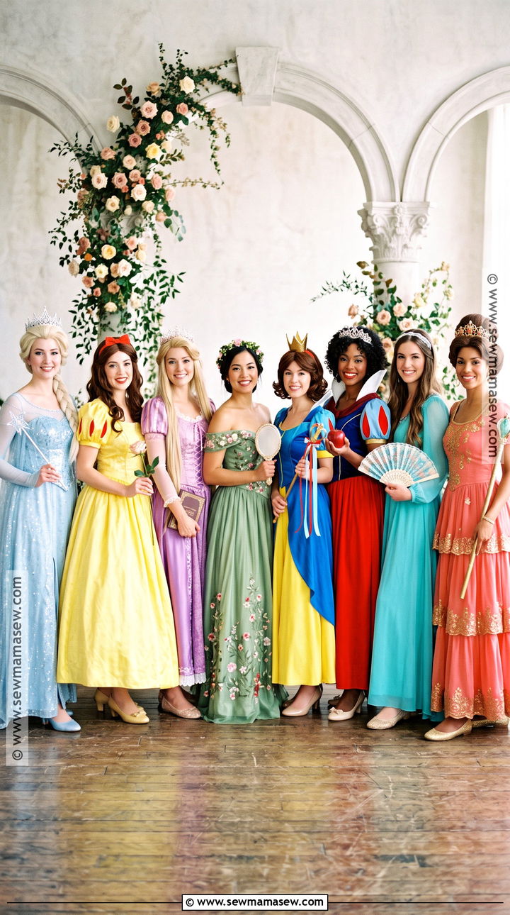 Disney Princess Group Costume - 50 group costume ideas
