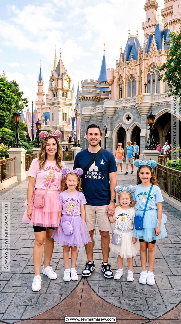 Disney Princess Halloween Shirt And Tulle Skirt Outfit - 15 disney october family shirts