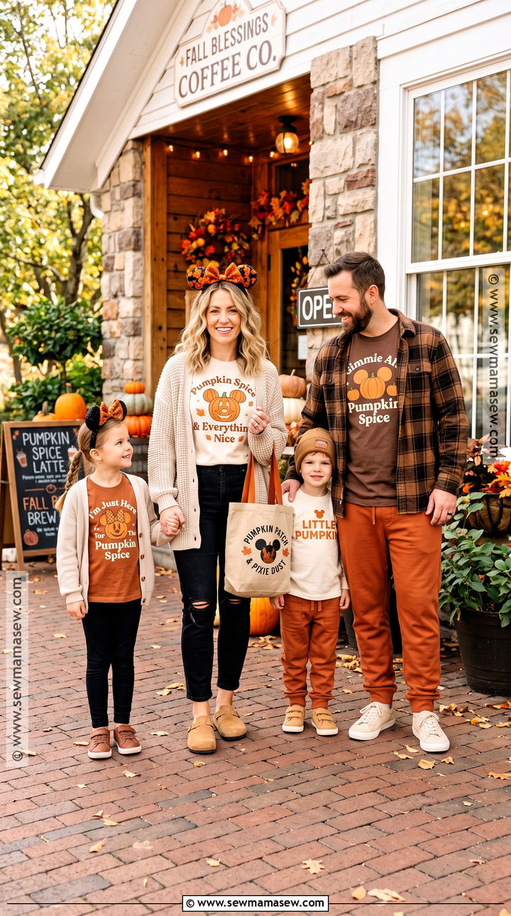 Disney Pumpkin Spice Shirt Outfit - 15 disney family shirts thanksgiving