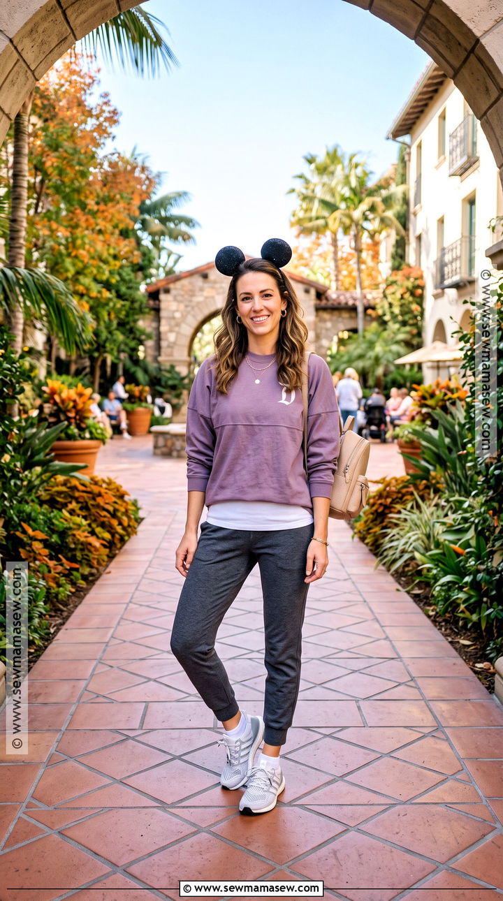 Disney Spirit Jersey With Joggers - 15 disney mom outfit fall ideas