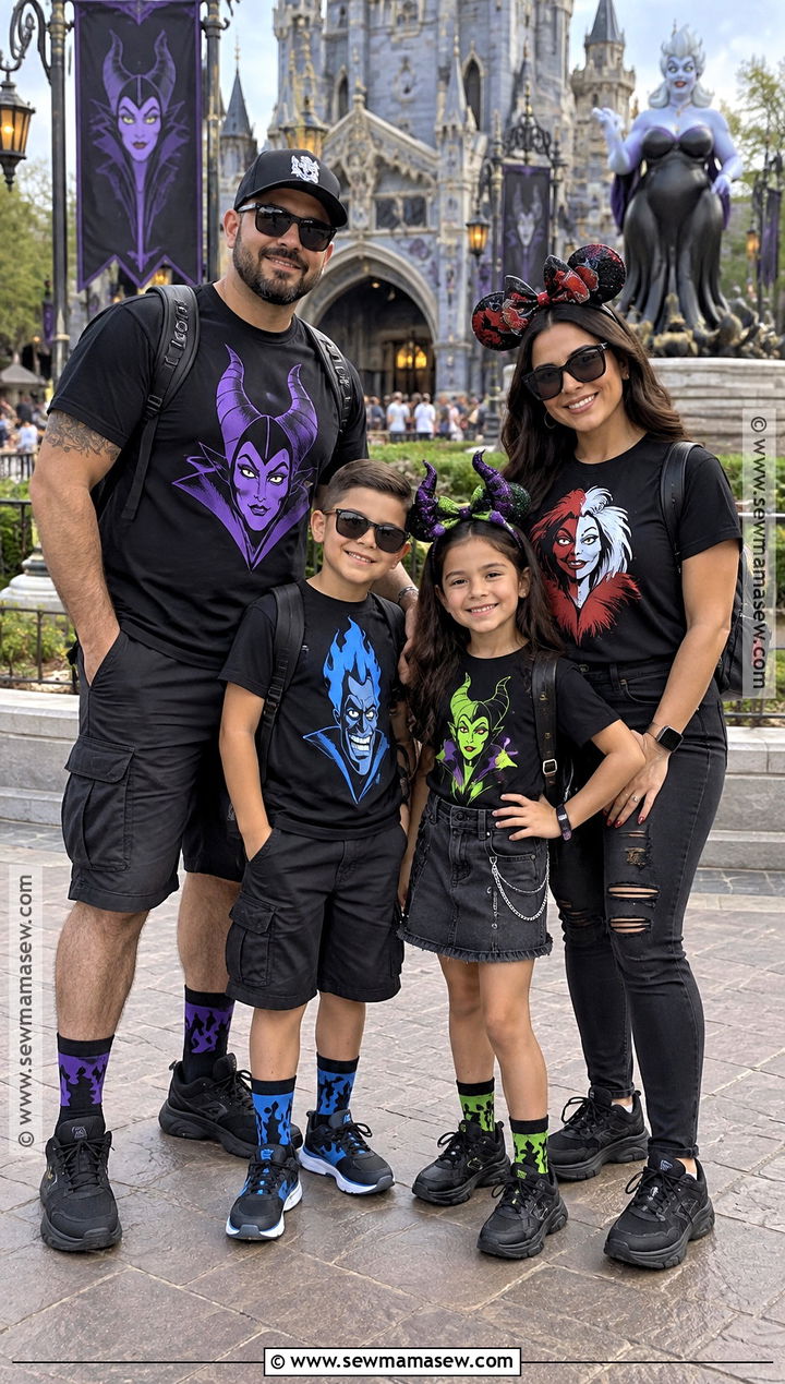Disney Villains Family Shirt Outfit - 15 disney shirts for family october