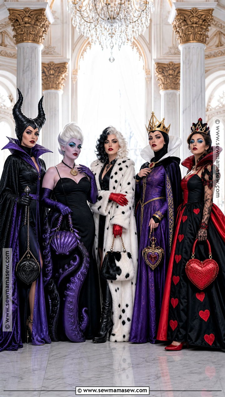Disney Villains Group Costume - 40 5 Person Halloween Costume Ideas