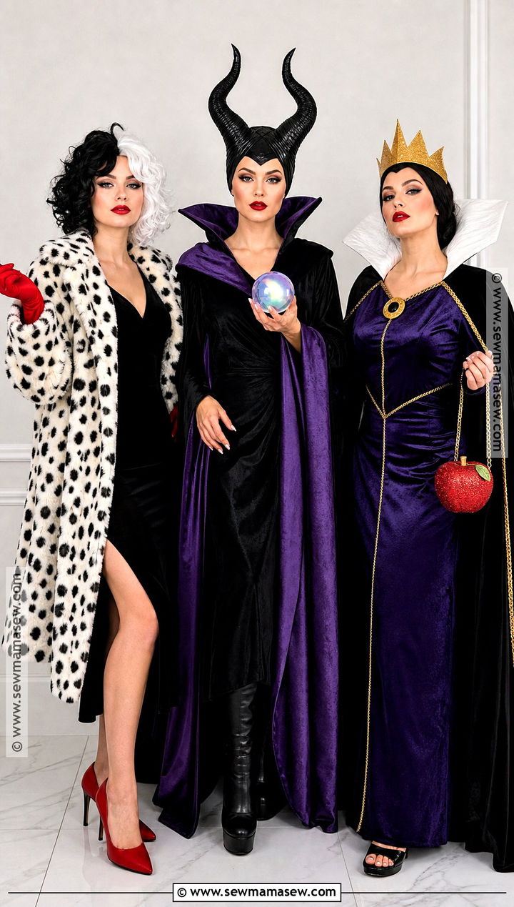 Disney Villains Trio Costume - 35 Trio Halloween Costumes for Women