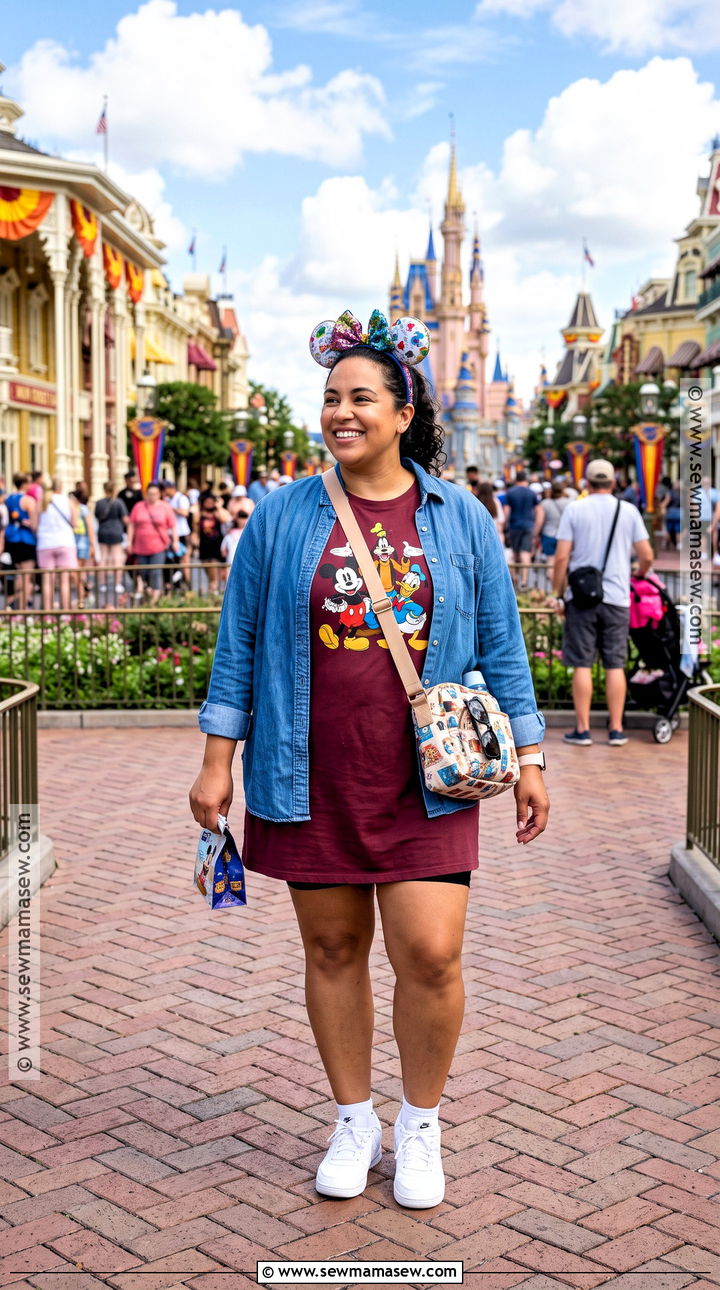 Disney World Plus Size T Shirt Dress Outfit - 15 disneyworld outfit november ideas