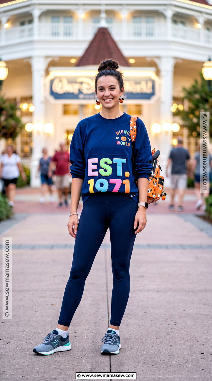 Disney World Spirit Jersey And Leggings Outfit - 15 Disney World Outfits November