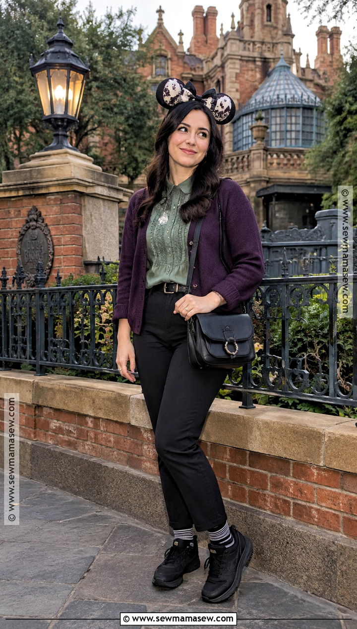 Disneyland Fall Haunted Mansion Inspired Outfit - 20 Disneyland Fall Outfit Ideas