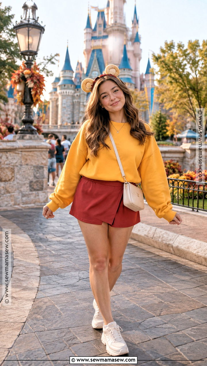 Disneyland Fall Winnie The Pooh Inspired Outfit - 20 Disneyland Fall Outfit Ideas