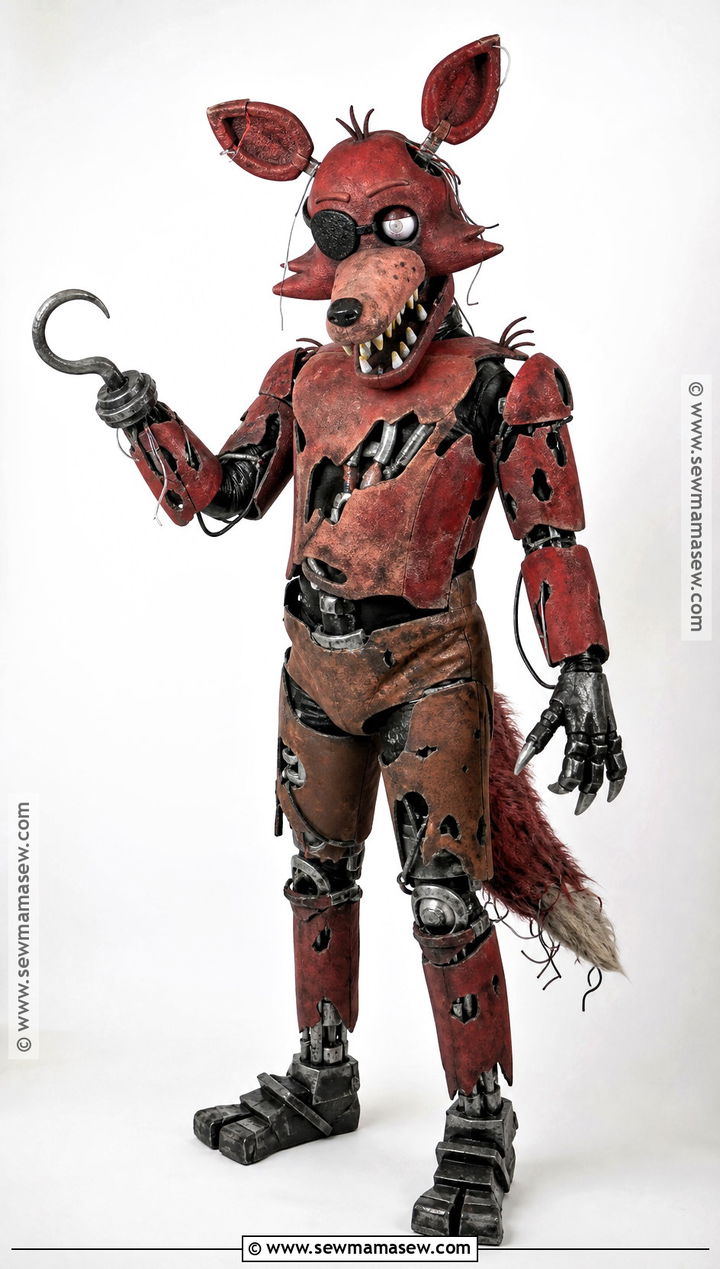 Distressed Withered Foxy Cosplay - 30 withered foxy cosplay ideas