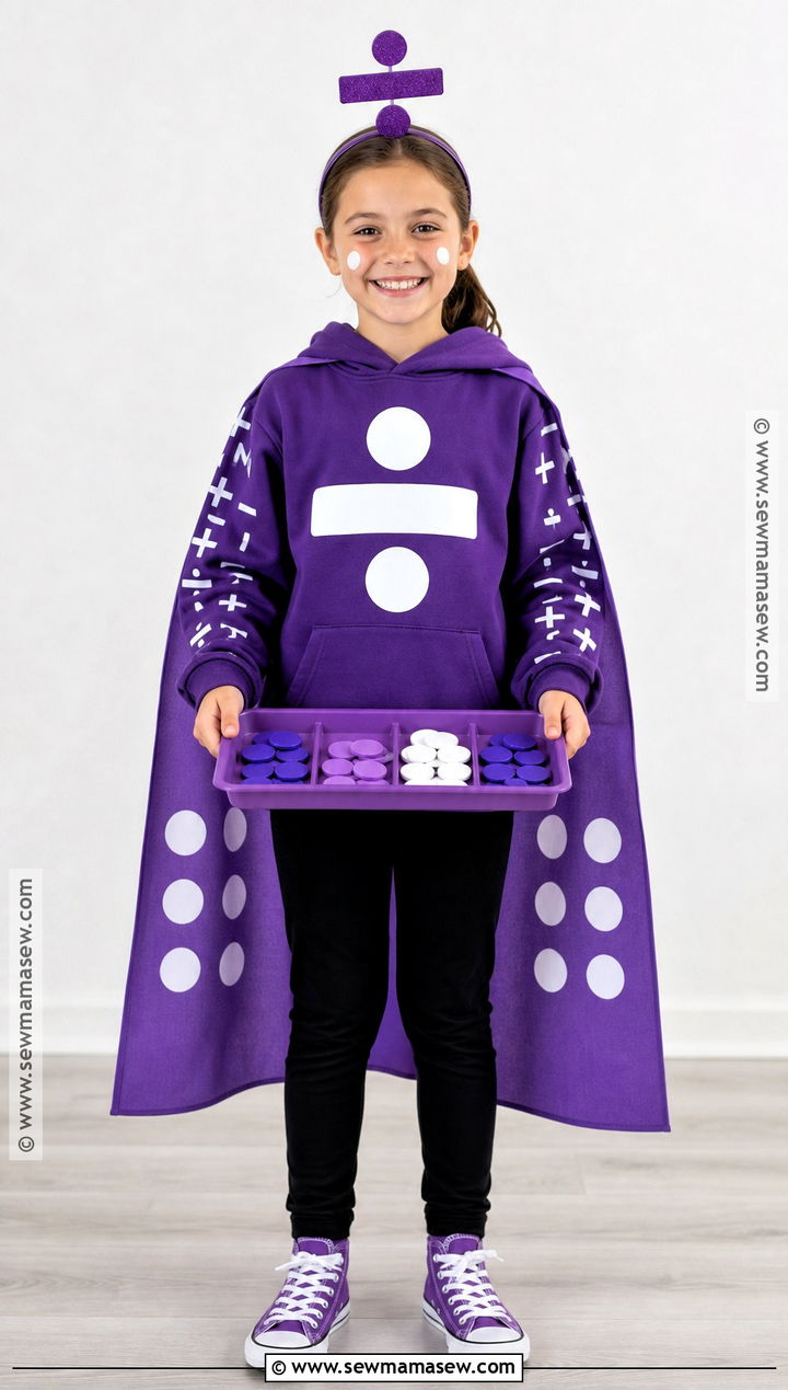 Division Sign Maths Day Costume - 30 maths day costumes for kids