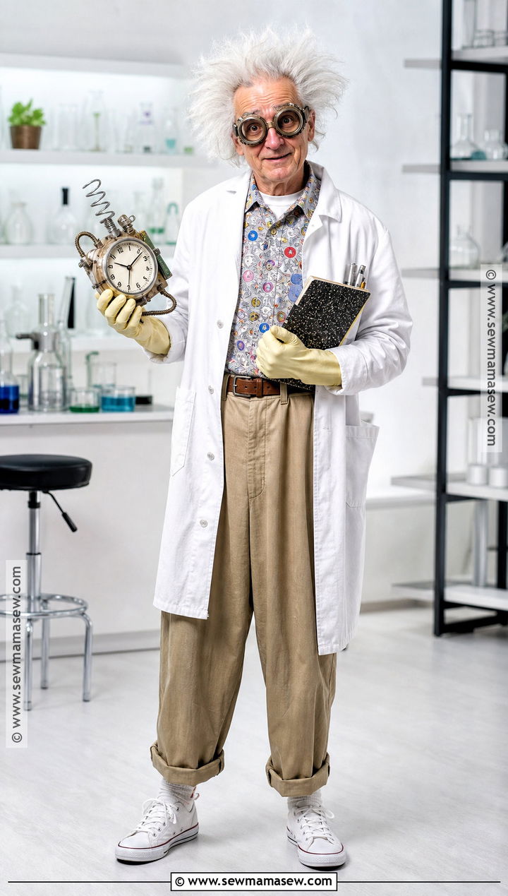 Doc Brown Costume From Back To The Future - 30 80s movies costumes