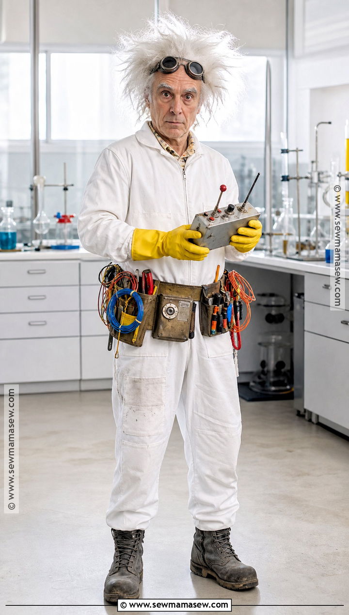 Doc Brown White Jumpsuit Costume - 30 film character costumes