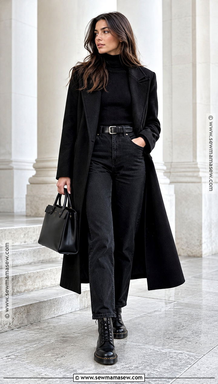 Doc Martens With An All Black Outfit - 20 doc martin outfits fall