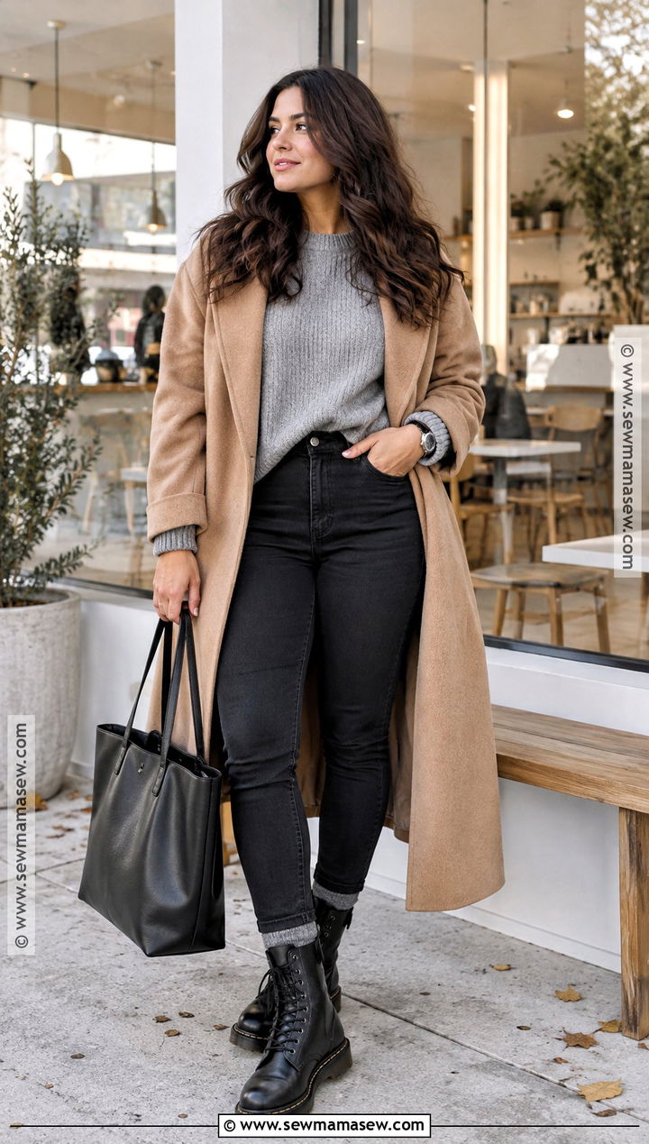 Doc Martens With Black Skinny Jeans - 20 Fall Doc Martens Outfits