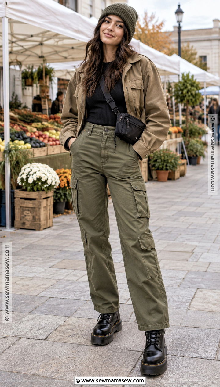 Doc Martens With Cargo Pants - 20 doc martens fall outfit ideas