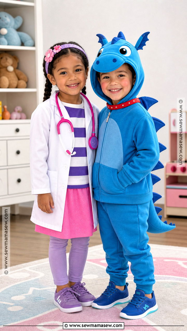 Doc McStuffins And Stuffy Costume - 30 Doc Mcstuffins Costume Ideas