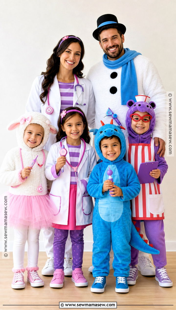 Doc McStuffins Family Costume - 30 Doc Mcstuffins Costume Ideas