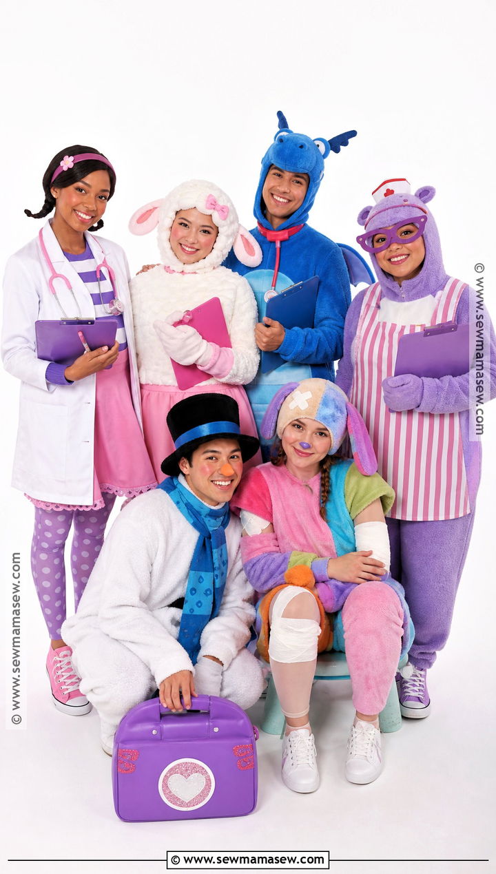 Doc McStuffins Friends Group Costume - 30 Doc Mcstuffins Costume Ideas