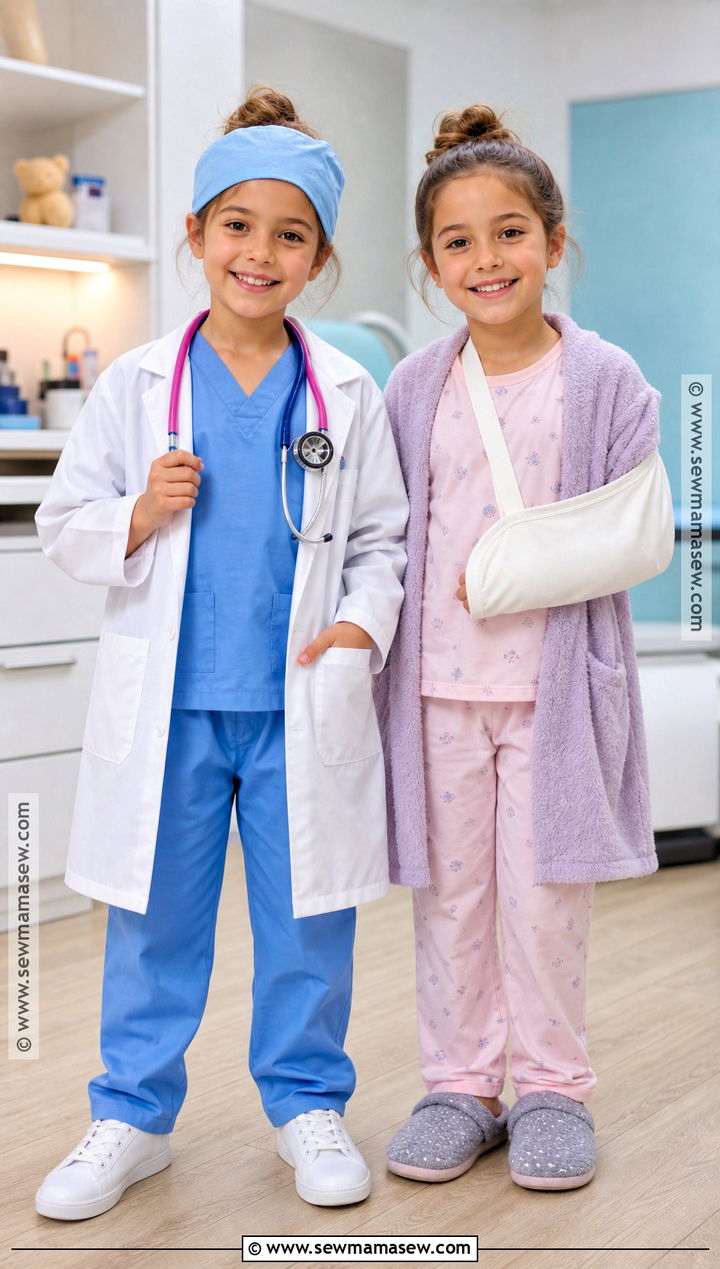 Doctor And Patient Twin Costume - 30 twin dress up ideas