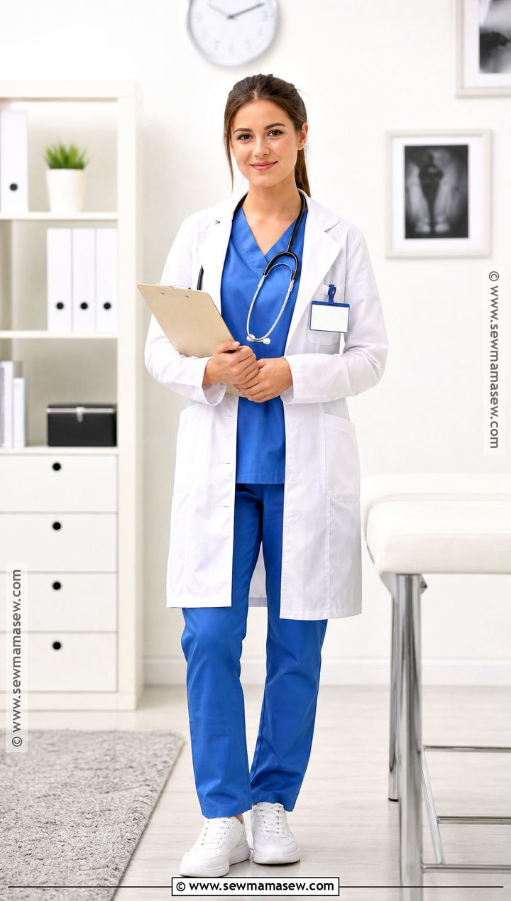 Doctor Costume With Scrubs And Lab Coat - 30 job costumes