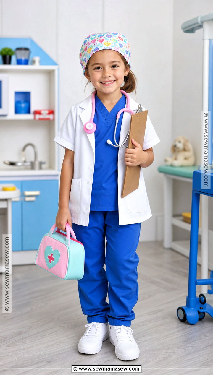 Doctor Costume With Toy Medical Bag - 30 costumes for kids