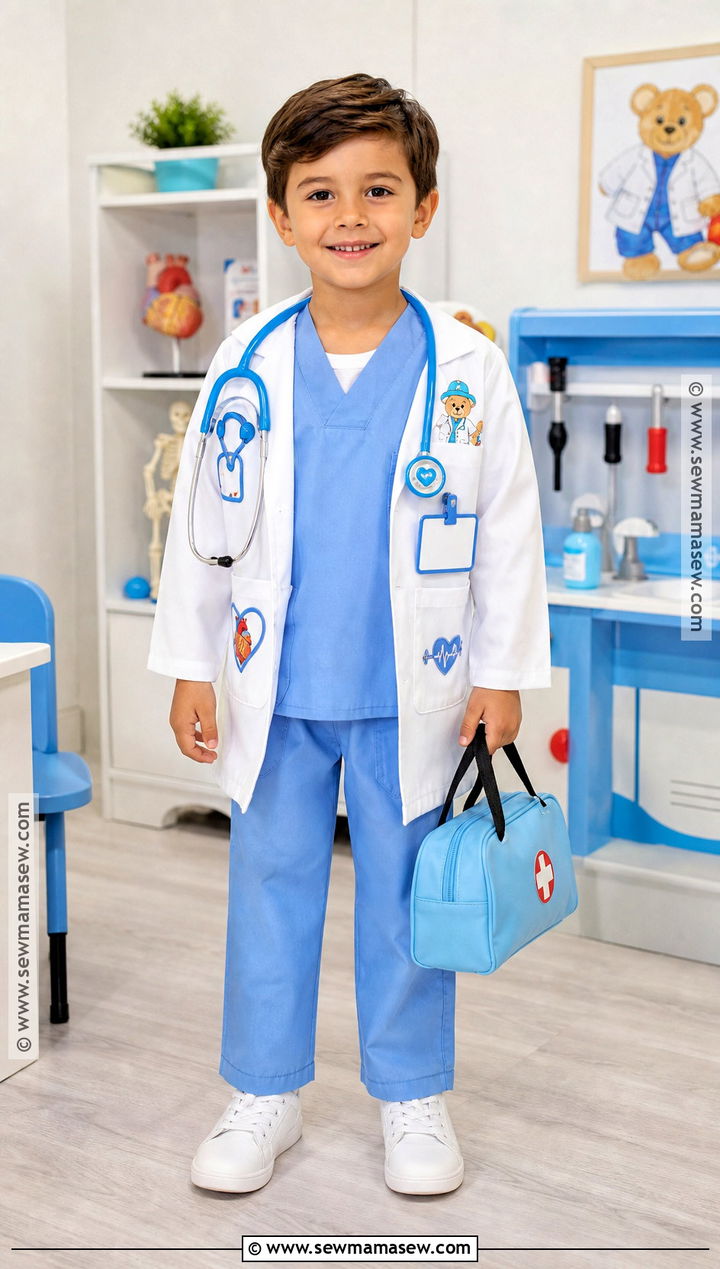 Doctor Costume With White Coat - 30 boys costume ideas