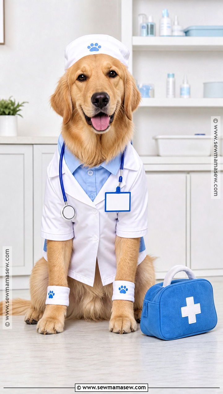 Doctor Dog Costume - 40 dog costume ideas