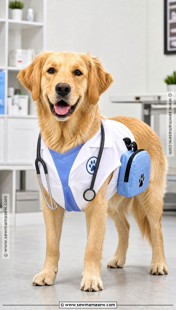 Doctor Dog Halloween Costume - 45 dog halloween costumes