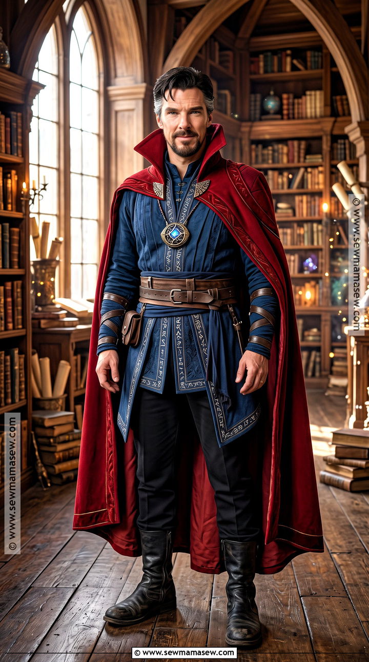 Doctor Strange Costume With Red Cape - 30 red cape costume ideas