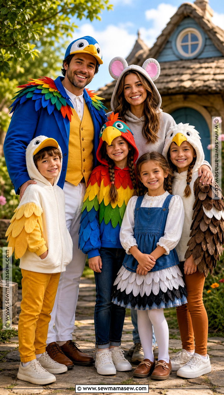 Dodo Caucus Race Family Costume - 30 alice in wonderland family costumes