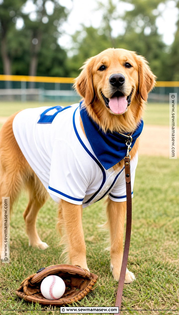 Dog Baseball Player Costume - 30 baseball costume ideas