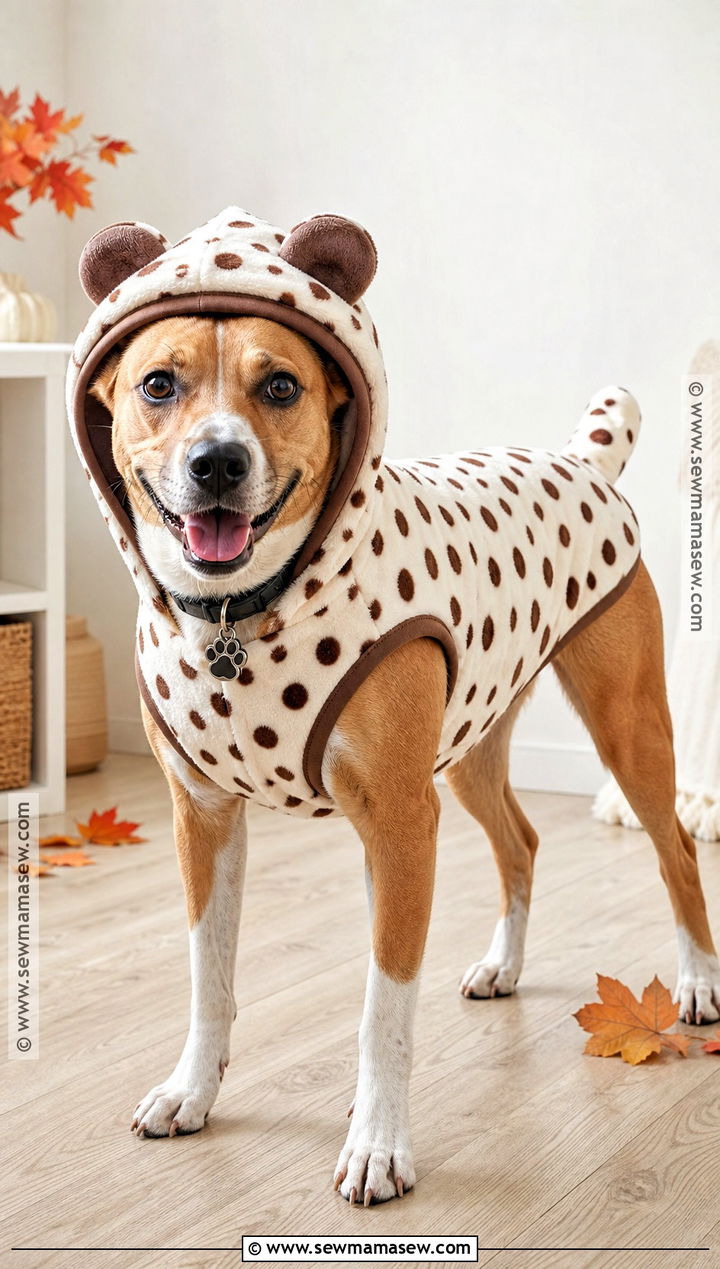 Dog Cheetah Costume With Spotted Vest - 50 cheetah costume ideas